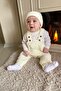 Baby Girl&Boy Pocket Detailed Thessaloniki Knitted Hat with Adjustable Straps - 5