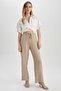 Florida Florida High Waist Wide Leg Viscose Trousers with Pockets J8738az23sm - 2