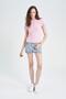 Fitted Crew Neck Short Sleeve T-Shirt K7064az23sm - 3