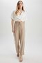 Florida Florida High Waist Wide Leg Viscose Trousers with Pockets J8738az23sm - 3