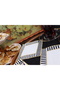 Black and White Tile Embroidered Presentation Napkin (2Pcs) - 5