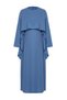 Blue Straight Aller Detailed Woven Dress TCTSS24EB00146 - 6