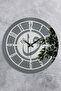 46 cm Real Mirror Plexi Figure Decorative Wall Clock with Verse - 2