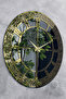 46 cm Real Mirror Plexi Figure Decorative Wall Clock with Verse - 3