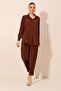 6593 Oversize Double Suit - Brown - 5