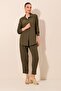 6593 Oversize Double Suit - Khaki - 4