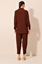 6593 Oversize Double Suit - Brown - 6