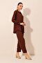6593 Oversize Double Suit - Brown - 4