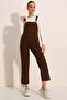 7024 Denim Overalls - Brown - 3