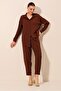 6593 Oversize Double Suit - Brown