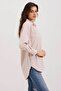 20217 Pocket Detailed Striped Oversize Shirt - Beige - 3