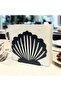 Oyster Themed Black Metal Napkin Holder - 3