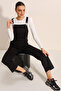 7024 Denim Overalls - Black - 3