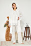 Ecru Women's Maternity and Maternity Pajamas Set 3 Pieces - 2