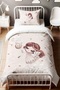 Musician Fairy Patterned Single Baby Kids Bedding Set - 2