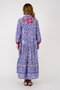 WOMEN'S SLEEVES ELASTIC BOHEM MARIN EMBROIDERY DETAIL SHIRT DRESS - 4