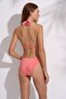 2025 New Series Side Supported Knot Detailed Gathering Triangle Covered Bikini Suit Summer Season - 4