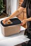 2 Pieces 10 Liter Multibox Storage Container Box Sliding Lid Fma00766 - Black - 2