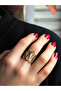 Trend Spiral Model Antique Antique Adjustable Women's Ring - 2