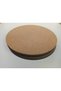 Supla 12 Pieces 30 cm Diameter 3 mm Raw MDF Round Under-Serve Serving Bowl