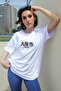 Unisex White Osaka Printed Oversize T-shirt - 2