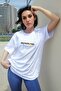 Unisex White Deutschland Printed Oversize T-shirt - 2