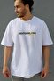 Unisex White Deutschland Printed Oversize T-shirt