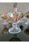 Set of 6 Gold Glass Mini Bowls Sauce Bowls Jam Bowls Sugar Bowls Turkish Delight Bowls Presentation Bowls - 4