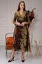 Patterned Midi Chiffon Dress - 3