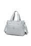 SMARTBAGS BROKEN FABRIC WOMEN'S SHOULDER BAG 2022-3110 LIGHT GRAY - 2