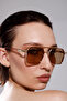 Reine Sunglasses Unisex Uv400 Protected Nude - 3