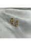 Zircon Stone Hoop Earrings