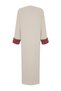 Stone Color Block Aerobin Ferace/Abaya & Dress 2-Piece Woven Set TCTSS24US00033 - 8
