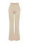 More Sustainable Bej %100 Tencel™ Düşük Bel Wide Leg Jeans TWOSS23JE00219 - 11