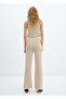Glitter Knitwear Flared Trousers - 4