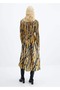 Patterned shirt dress - 4
