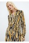 Patterned shirt dress - 8