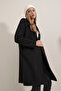 9085 Kaşe Coat - Black - 4