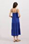 2403 Strappy Midi Dress - Cobalt Blue - 4