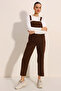 7024 Denim Overalls - Brown - 4