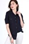 3428 Shirt with Double Flap Pockets - Navy Blue