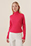 15747 Turtleneck Knitwear Sweater - Fuchsia - 4