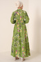 2144 Judge Collar Hijab Dress - G.green - 4