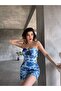 Women's Dilber Model Draped Mini Dress - 4