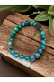 BLUE TIGER EYE NATURAL STONE BRACELET