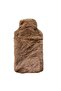 HOT WATER BAG BEIGE PLUSH THERMOFOR WITH SIDE POCKET 26x17x2cm 750ml - 2