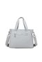 SMARTBAGS BROKEN FABRIC WOMEN'S SHOULDER BAG 2022-3110 LIGHT GRAY - 3
