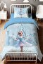 Ice Castle Ballerina Elsa Patterned Single Baby Kids Bedding Set - 2