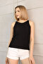 Round Neck Strap Geometric Shaped Elastic Summer Women's Knitwear Undershirt - 4