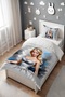 Crowned Barbi Patterned Single Baby Kids Bedding Set - 3